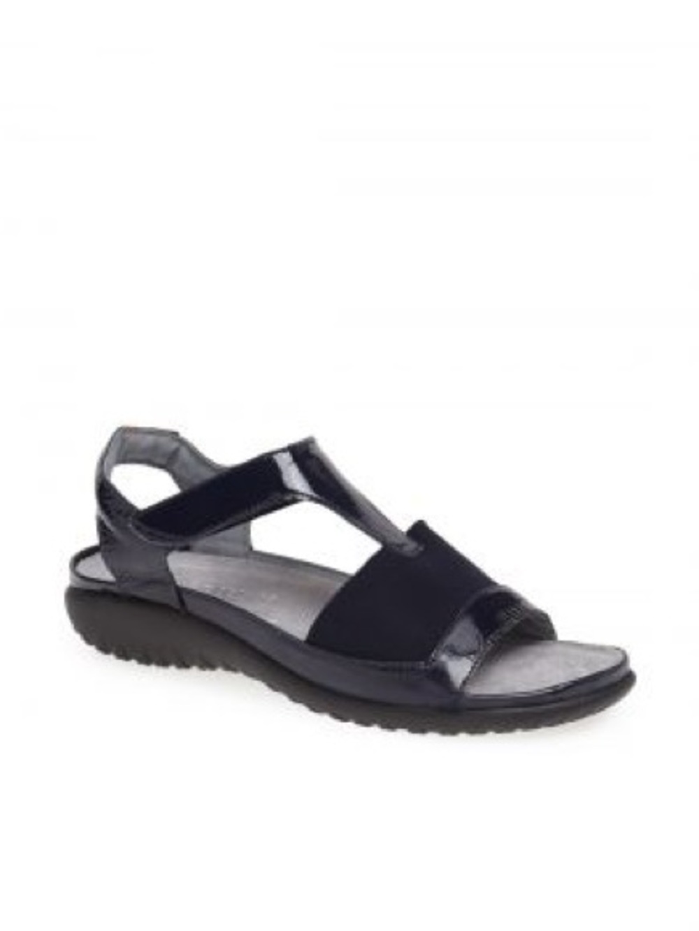 Like New! Naot blue patent leather sandals size EU 41 US 10-10.5